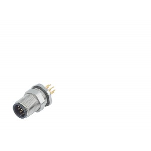 86 1033 1100 00005 M12-B male panel mount connector